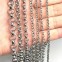  SC002 Stainless Steel Basic Link Chain Necklace Men Women  10 Meters per Bag 